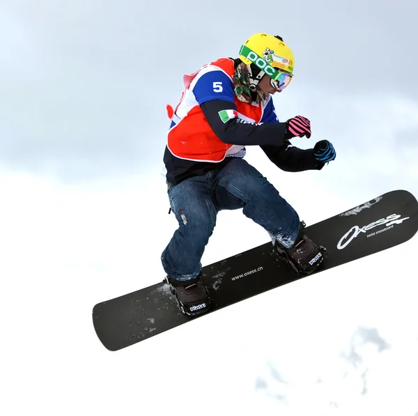 FIS Snowboard World Cup Snowboard Cross — Stockfoto