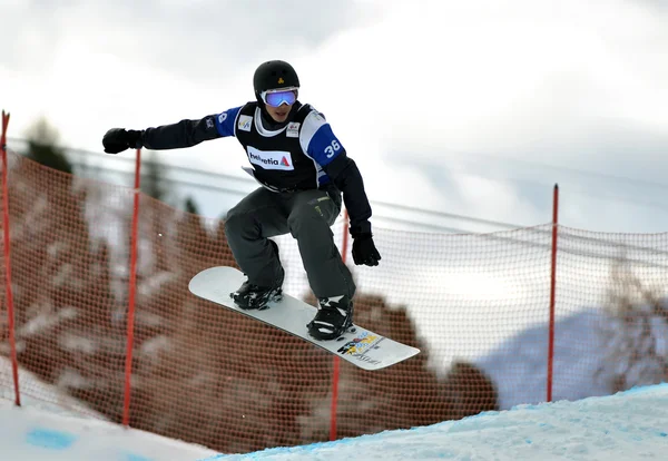 FIS Snowboard World Cup snowboardcross — Stockfoto