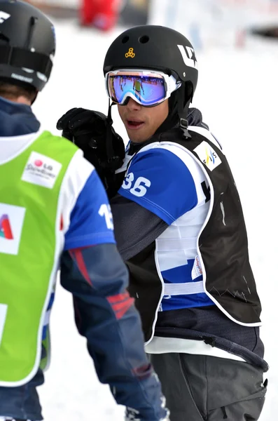 FIS Snowboard World Cup Snowboard Cross — Stockfoto