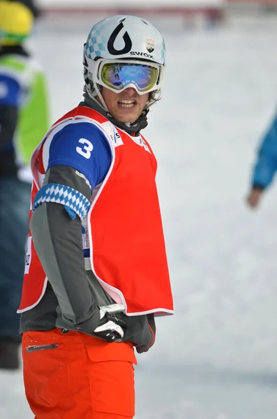 FIS Snowboard World Cup snowboardcross — Stockfoto