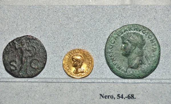 Монеты Древнего Рима — стоковое фото