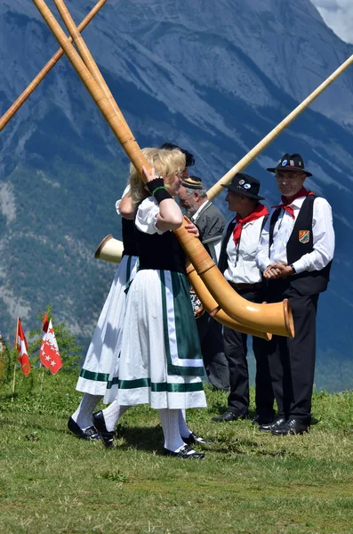 Festival del Cuerno Alpino —  Fotos de Stock