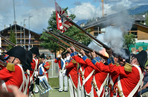 Alpine hoorn Festival — Stockfoto