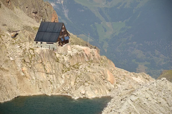 W kabinie Orny (Cabane d'Orny) — Zdjęcie stockowe