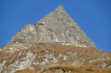 İsviçre Alpleri'nde Oberalp Pass