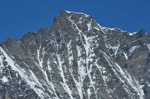 Taschhorn 景观首脑会议 — 图库照片