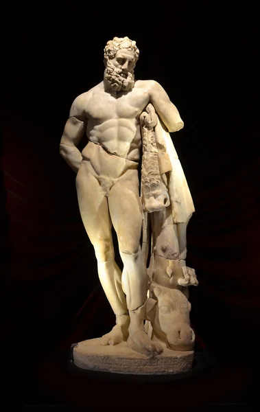Statua greca di Ercole di Lisippo — Foto Stock
