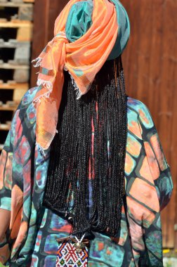 frican woman with traditional clothing