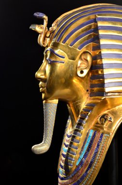 Tutankhamuns golden death mask clipart