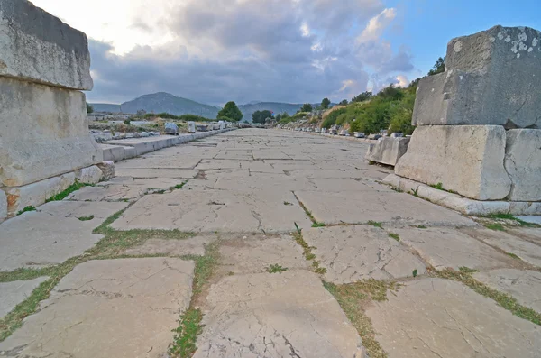 Starożytne greckie Street — Zdjęcie stockowe