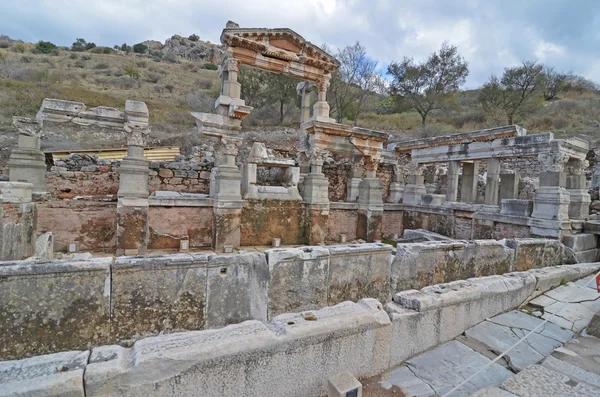 Fontaine à Ephèse, Turquie — Photo