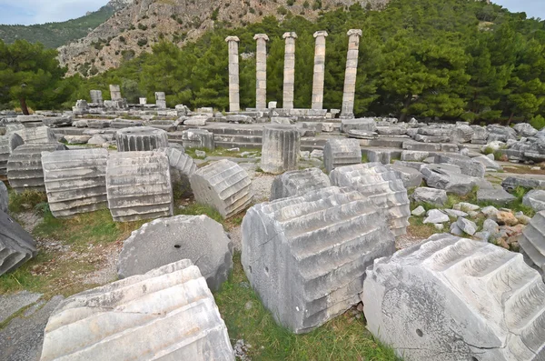 Antiguo templo griego de Atenea — Foto de Stock