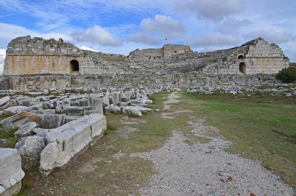 Gran Teatro a Mileto — Foto Stock