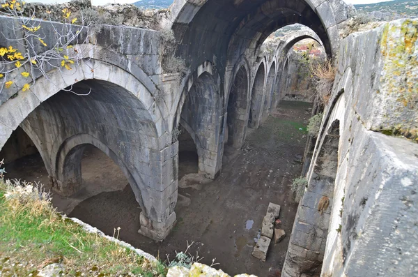 Wnętrze Seldżuków caravanserai — Zdjęcie stockowe