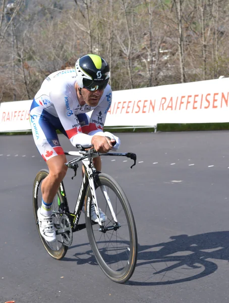 Kolarz na Tour de Romandie — Zdjęcie stockowe