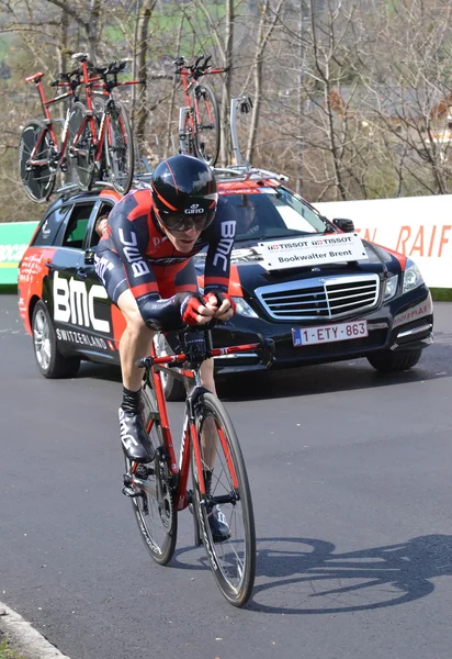 Ciclista profesional en el Tour de Romandie — Foto de Stock