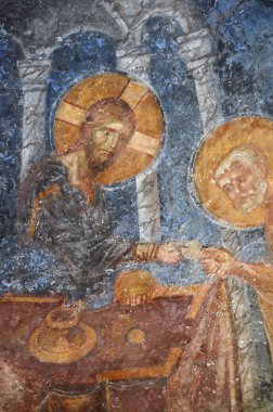 Antik Bizans fresco