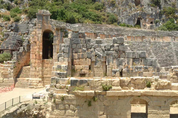 Ancient theatre at myra — Zdjęcie stockowe