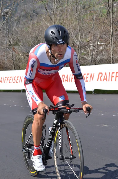 Professional cyclist on  Romandie 2013 — Zdjęcie stockowe