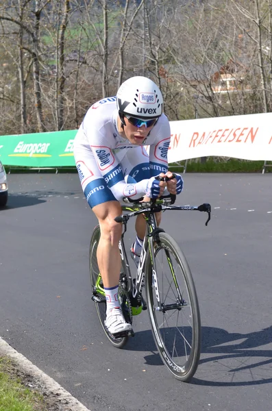 Ciclista profissional em Romandie 2013 — Fotografia de Stock