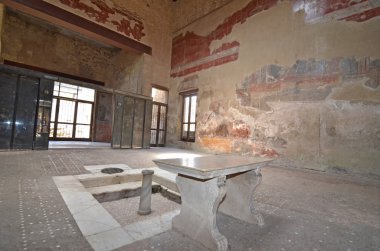 Well preserved ancient roman villa