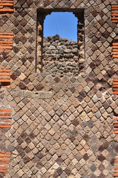 Ancient roman decorative brickwork — Stock Photo, Image