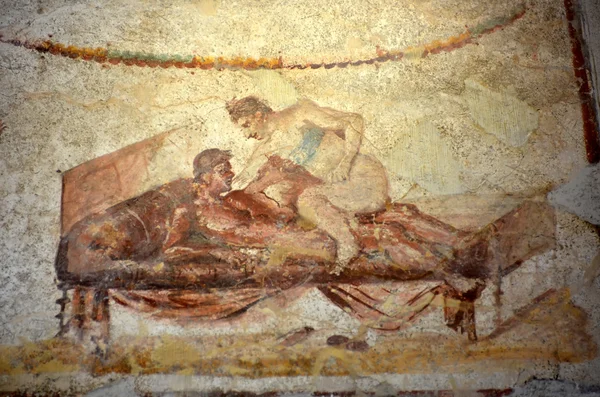 Ancient roman fresco — Stock Photo, Image