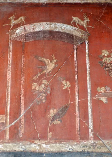 Antico affresco romano — Foto Stock