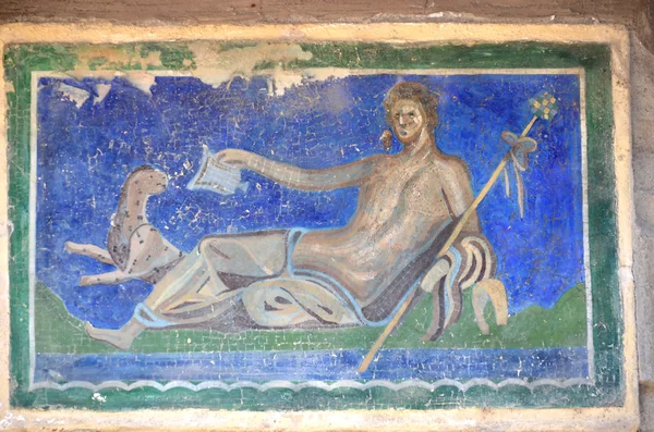 Copy of an ancient roman fresco — Stock Photo, Image