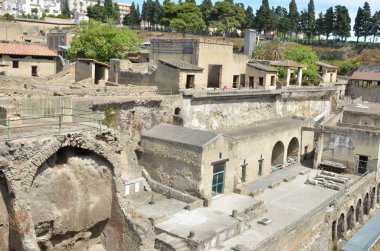 View of the ancient roman town