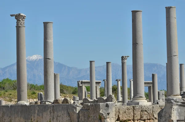 Restos griegos de Perge — Foto de Stock