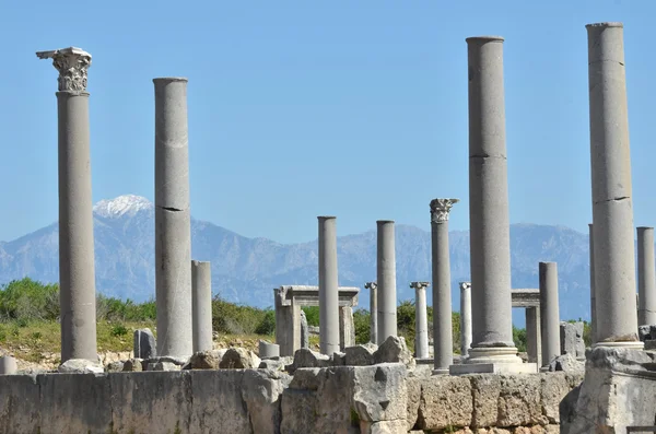 The greek remains of Perge — Stok fotoğraf
