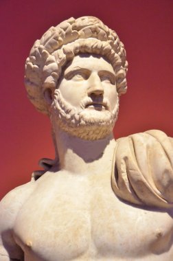 Emperor Hadrian sculpture clipart