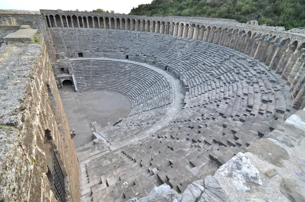 Teatro de Aspendos cerca de Antalya — Foto de Stock