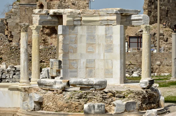 Cidade grega antiga de Side — Fotografia de Stock
