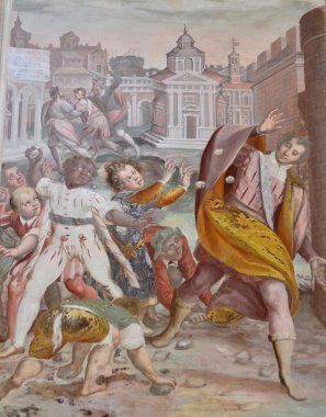 Seventeeth yüzyıl fresco