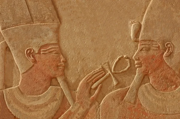 Υπέροχο ανάγλυφο του του Θεού Αμμωνα — Φωτογραφία Αρχείου
