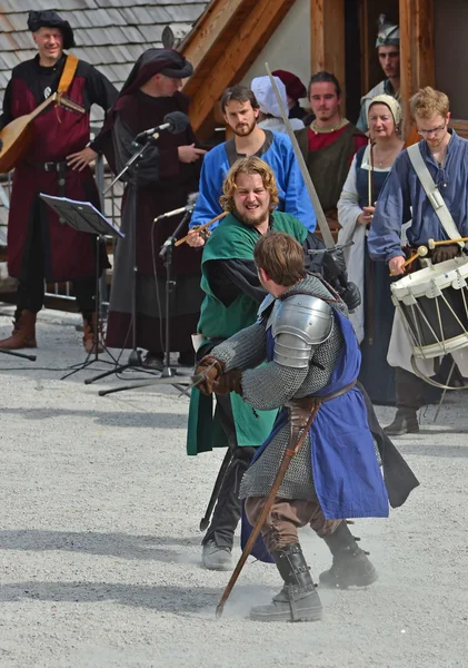 Festival medievale di Saillon — Foto Stock