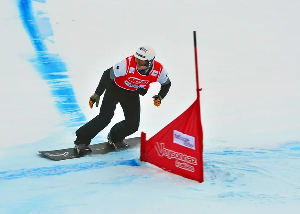 Snowboard cross világbajnokság — Stock Fotó