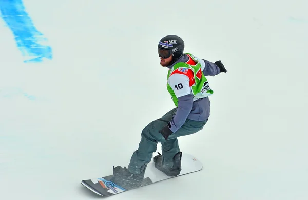 Snowboard krzyż Pucharu Świata — Zdjęcie stockowe