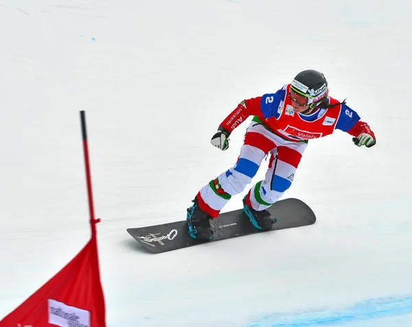 Snowboard Cross Copa del Mundo — Foto de Stock