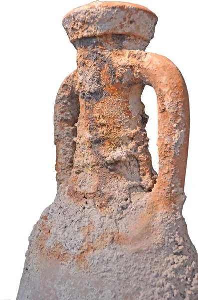 난파선에서 발견 한 로마 앰 포 라 — 스톡 사진