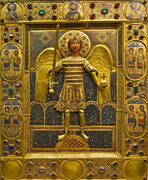 Alter byzantinischer goldener Psalter — Stockfoto