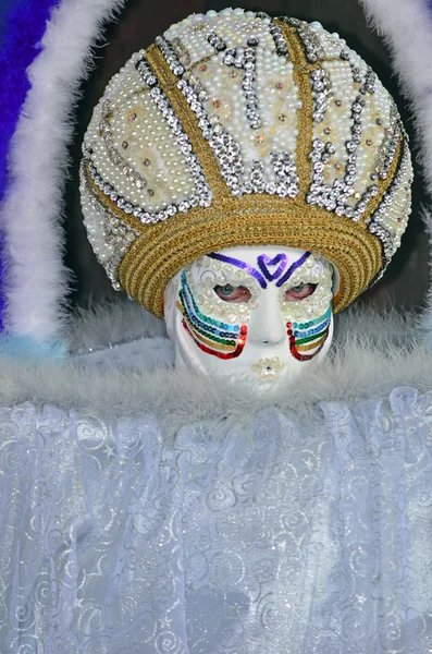 Carnaval disfraz enmascarado — Foto de Stock