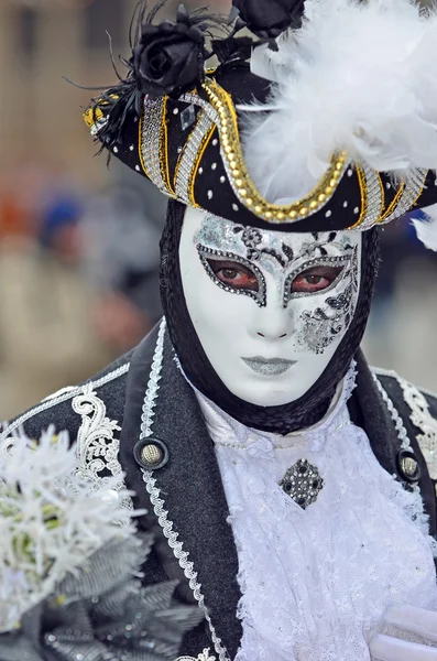 Maskované lady karneval — Stock fotografie