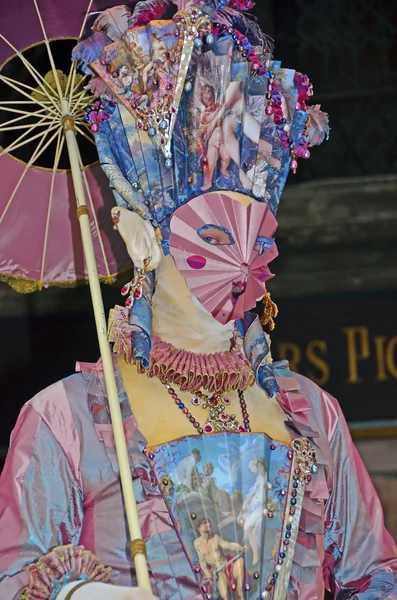 Fantasy maskowane kostium z tematu malarstwo — Zdjęcie stockowe