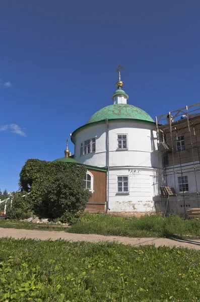 Templom a Szent szűz a Voskresensky Goritsky kolostor Vologda régióban — Stock Fotó