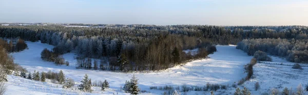 Říční Oblouk Kuloi Verkhovazhsky Okres Oblasti Vologda Rusko — Stock fotografie