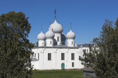 Başkalaşım katedral Belozersky Kremlin Vologda Region, Rusya Federasyonu