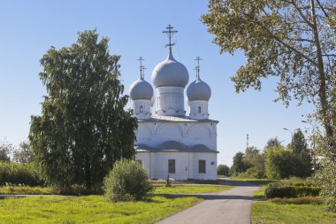 Başkalaşım katedralde Belozersk Kremlin Vologda Region, Rusya Federasyonu